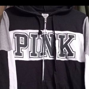 VS PINK full zip hoodie